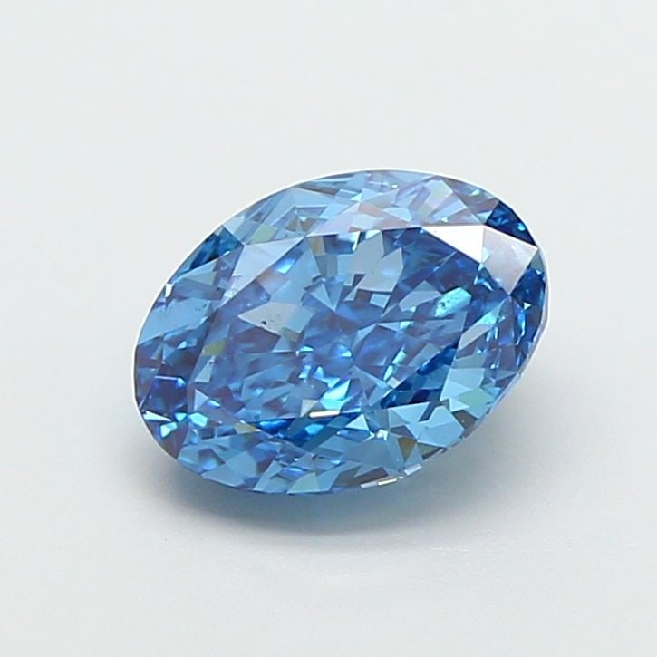 Loose Diamond - OVAL 1.54ct Fancy Vivid Blue VS2: Loose Diamond - OVAL 1.54ct Fancy Vivid Blue VS2 Source: This is a real non-mined Diamond that has been grown in a lab Shape: OVAL Carats: 1.54 Color: Fancy Vivid Blue Certification: IGI Video: