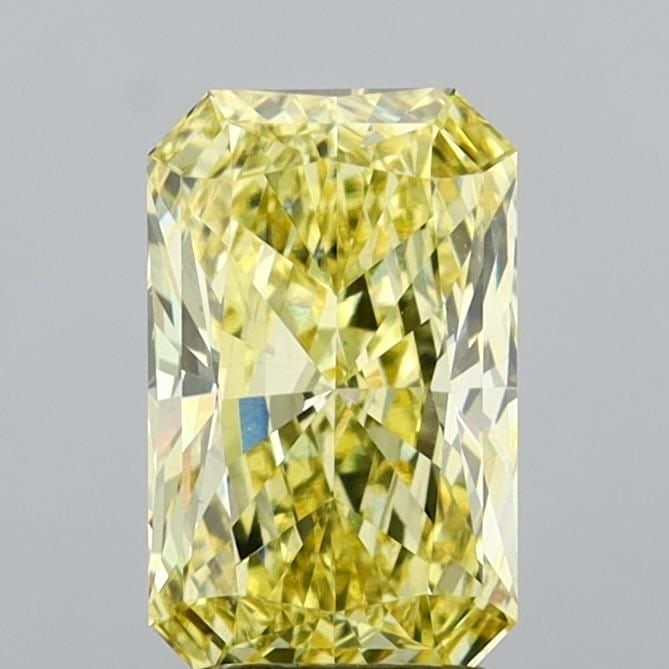 Loose Diamond - RADIANT 2.7ct Fancy Intense Yellow VS1: Loose Diamond - RADIANT 2.7ct Fancy Intense Yellow VS1 Source: This is a real non-mined Diamond that has been grown in a lab Shape: RADIANT Carats: 2.7 Color: Fancy Intense Yellow Certification: IGI V