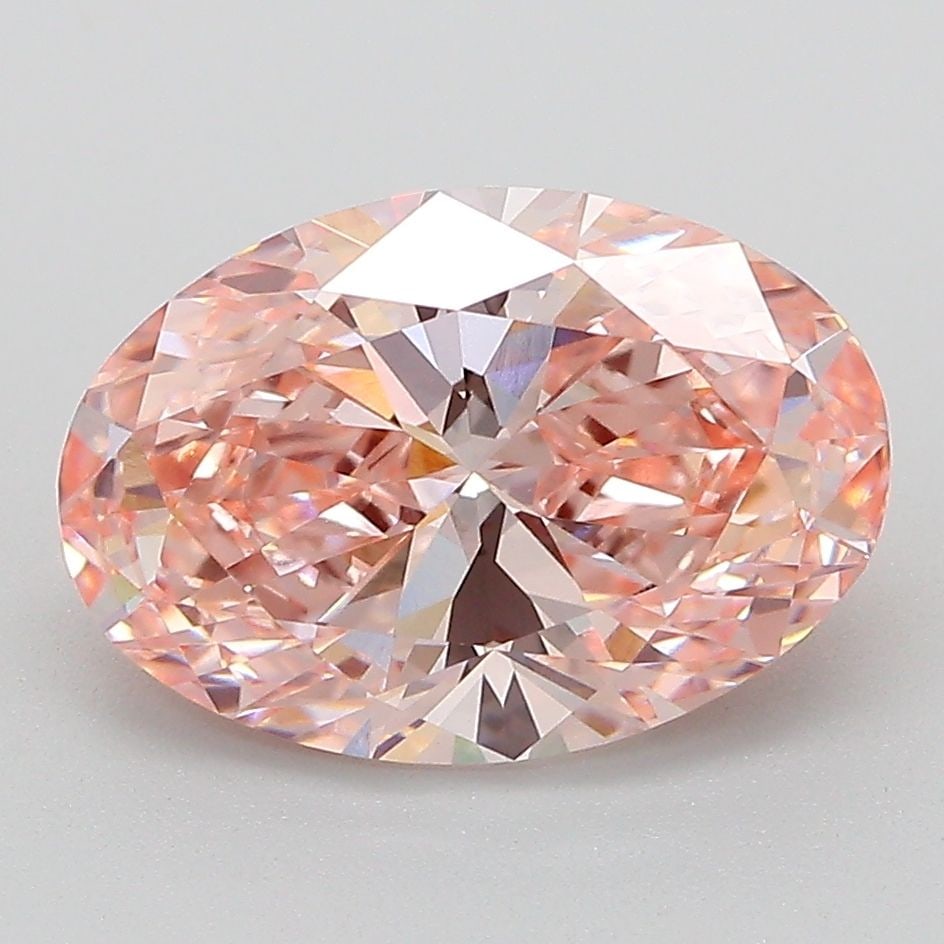 Loose Diamond - OVAL 3.05ct Fancy Intense Pink VVS2: Loose Diamond - OVAL 3.05ct Fancy Intense Pink VVS2 Source: This is a real non-mined Diamond that has been grown in a lab Shape: OVAL Carats: 3.05 Color: Fancy Intense Pink Certification: IGI Video: