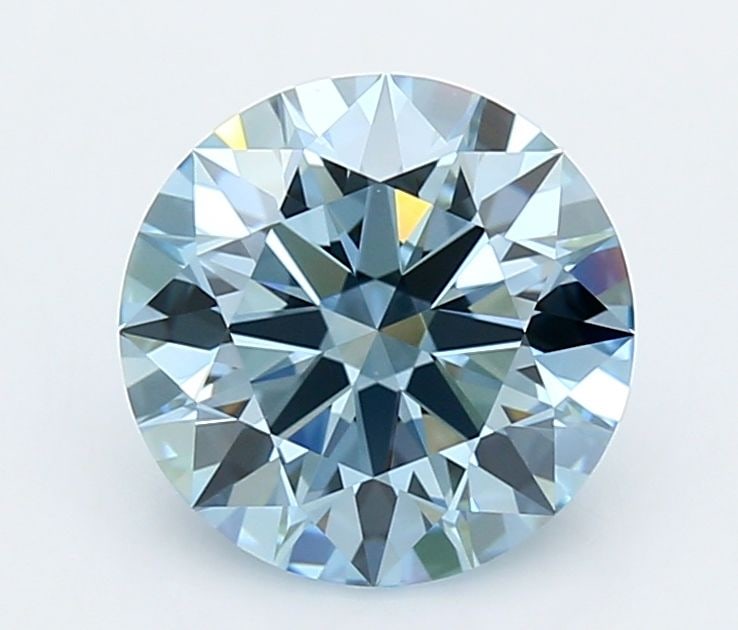 Ideal Loose Diamond - ROUND 2.6ct Fancy Vivid Blue VS1: Ideal Loose Diamond - ROUND 2.6ct Fancy Vivid Blue VS1 Source: This is a real non-mined Diamond that has been grown in a lab Shape: ROUND Carats: 2.6 Color: Fancy Vivid Blue Certification: IGI Video: