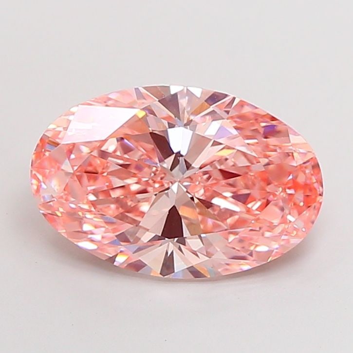 Loose Diamond - OVAL 4.02ct Fancy Vivid Pink VVS2: Loose Diamond - OVAL 4.02ct Fancy Vivid Pink VVS2 Source: This is a real non-mined Diamond that has been grown in a lab Shape: OVAL Carats: 4.02 Color: Fancy Vivid Pink Certification: IGI Video: