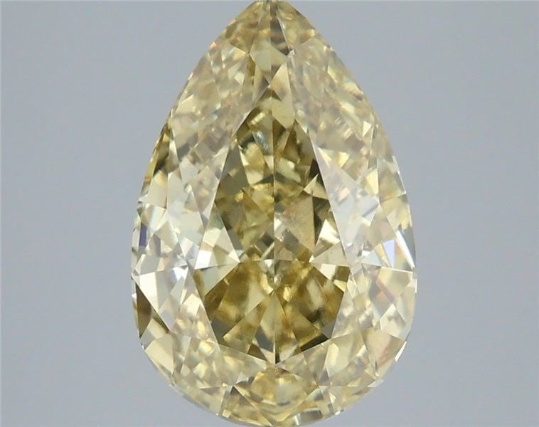 Loose Diamond - PEAR 4.03ct Fancy Intense Yellow VS1: Loose Diamond - PEAR 4.03ct Fancy Intense Yellow VS1 Source: This is a real non-mined Diamond that has been grown in a lab Shape: PEAR Carats: 4.03 Color: Fancy Intense Yellow Certification: IGI
