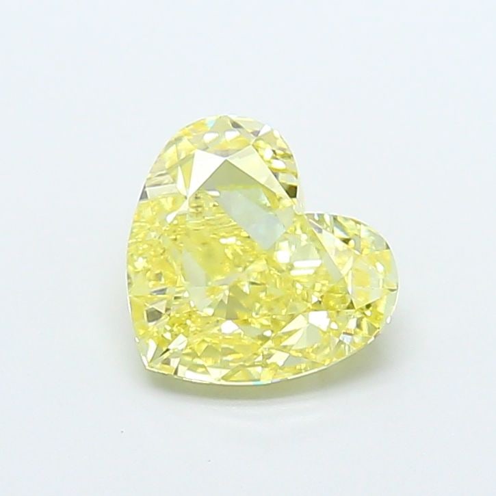 Loose Diamond - HEART 2.09ct Fancy Yellow VVS2: Loose Diamond - HEART 2.09ct Fancy Yellow VVS2 Source: This is a real non-mined Diamond that has been grown in a lab Shape: HEART Carats: 2.09 Color: Fancy Yellow Certification: IGI Video: