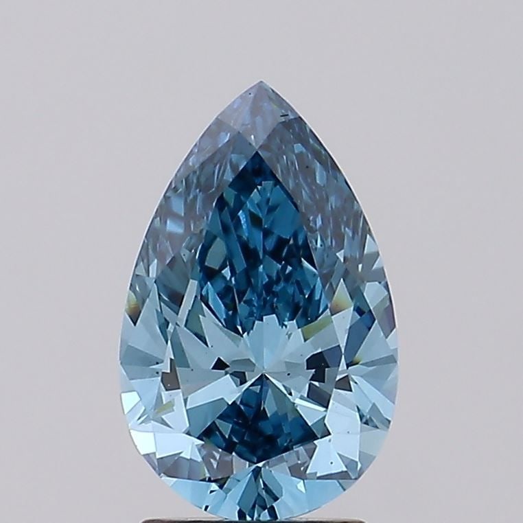 Loose Diamond - PEAR 2.0ct Fancy Vivid Blue VS1: Loose Diamond - PEAR 2.0ct Fancy Vivid Blue VS1 Source: This is a real non-mined Diamond that has been grown in a lab Shape: PEAR Carats: 2.0 Color: Fancy Vivid Blue Certification: IGI Video: