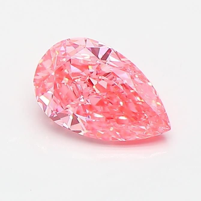 Loose Diamond - PEAR 0.78ct Fancy Vivid Pink VVS2: Loose Diamond - PEAR 0.78ct Fancy Vivid Pink VVS2 Source: This is a real non-mined Diamond that has been grown in a lab Shape: PEAR Carats: 0.78 Color: Fancy Vivid Pink Certification: IGI Video: