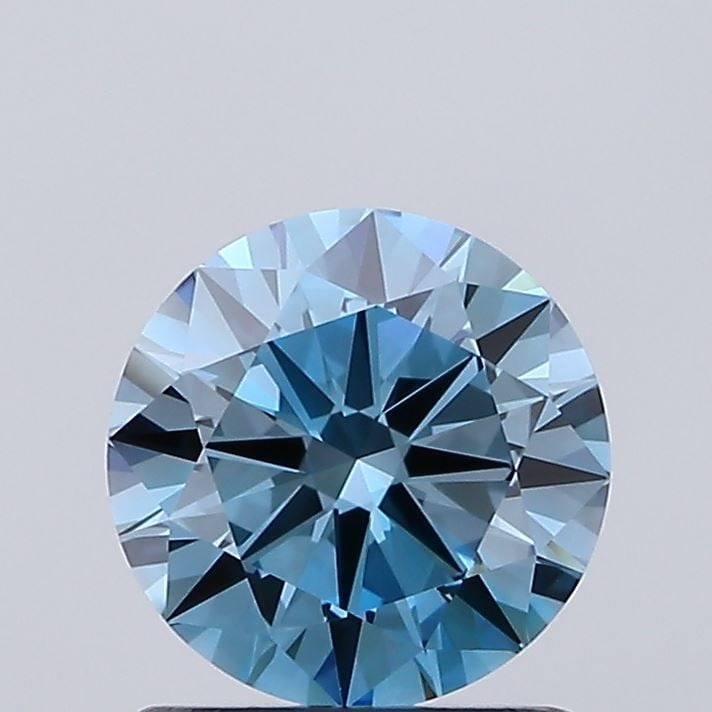 Loose Diamond - ROUND 1.14ct Fancy Vivid Blue VVS1: Loose Diamond - ROUND 1.14ct Fancy Vivid Blue VVS1 Source: This is a real non-mined Diamond that has been grown in a lab Shape: ROUND Carats: 1.14 Color: Fancy Vivid Blue Certification: IGI Video: