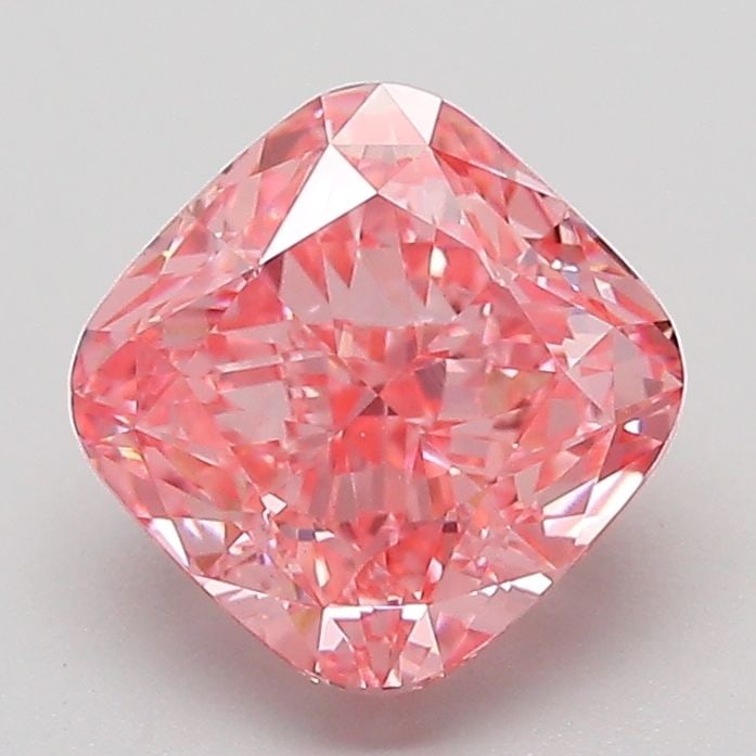 Loose Diamond - CUSHION MODIFIED 2.03ct Fancy Vivid Pink VVS2: Loose Diamond - CUSHION MODIFIED 2.03ct Fancy Vivid Pink VVS2 Source: This is a real non-mined Diamond that has been grown in a lab Shape: CUSHION MODIFIED Carats: 2.03 Color: Fancy Vivid Pink