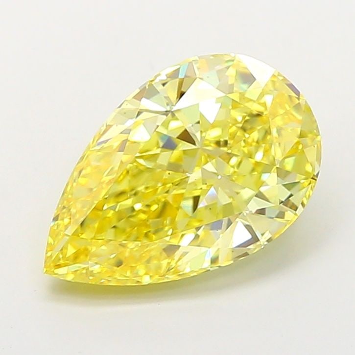 Loose Diamond - PEAR 4.58ct Fancy Intense Yellow VS2: Loose Diamond - PEAR 4.58ct Fancy Intense Yellow VS2 Source: This is a real non-mined Diamond that has been grown in a lab Shape: PEAR Carats: 4.58 Color: Fancy Intense Yellow Certification: IGI