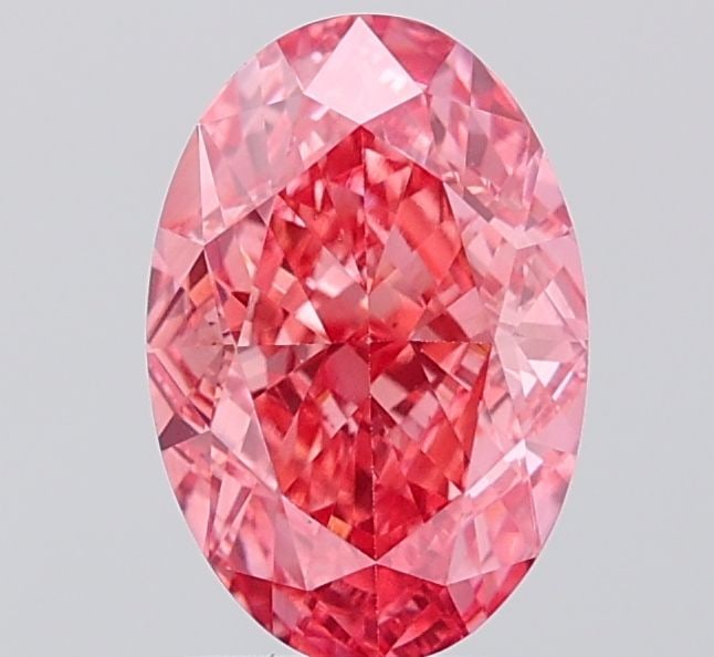 Loose Diamond - OVAL 1.97ct Fancy Vivid Pink VS1: Loose Diamond - OVAL 1.97ct Fancy Vivid Pink VS1 Source: This is a real non-mined Diamond that has been grown in a lab Shape: OVAL Carats: 1.97 Color: Fancy Vivid Pink Certification: IGI Video: Video