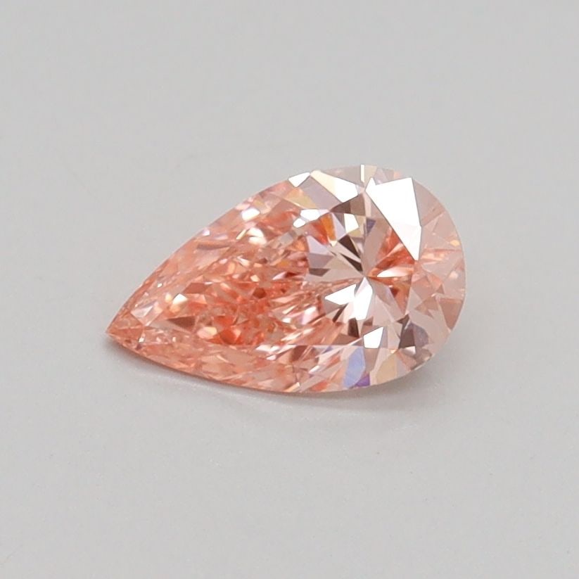 Loose Diamond - PEAR 0.44ct Fancy Intense Pink VVS2: Loose Diamond - PEAR 0.44ct Fancy Intense Pink VVS2 Source: This is a real non-mined Diamond that has been grown in a lab Shape: PEAR Carats: 0.44 Color: Fancy Intense Pink Certification: IGI Video: