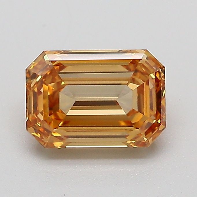 Loose Diamond - EMERALD 1.06ct Fancy Light Yellowish Brown VS2: Loose Diamond - EMERALD 1.06ct Fancy Light Yellowish Brown VS2 Source: This is a real non-mined Diamond that has been grown in a lab Shape: EMERALD Carats: 1.06 Color: Fancy Light Yellowish Brown