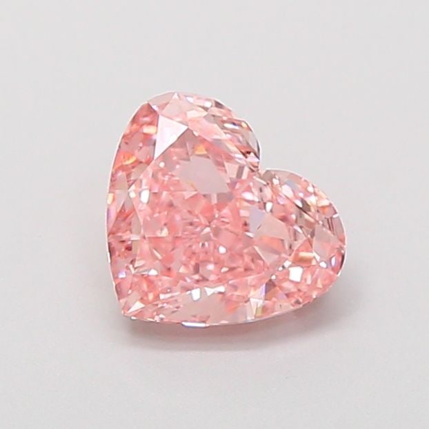 Loose Diamond - HEART 1.09ct Fancy Vivid Pink VS1: Loose Diamond - HEART 1.09ct Fancy Vivid Pink VS1 Source: This is a real non-mined Diamond that has been grown in a lab Shape: HEART Carats: 1.09 Color: Fancy Vivid Pink Certification: IGI Video: