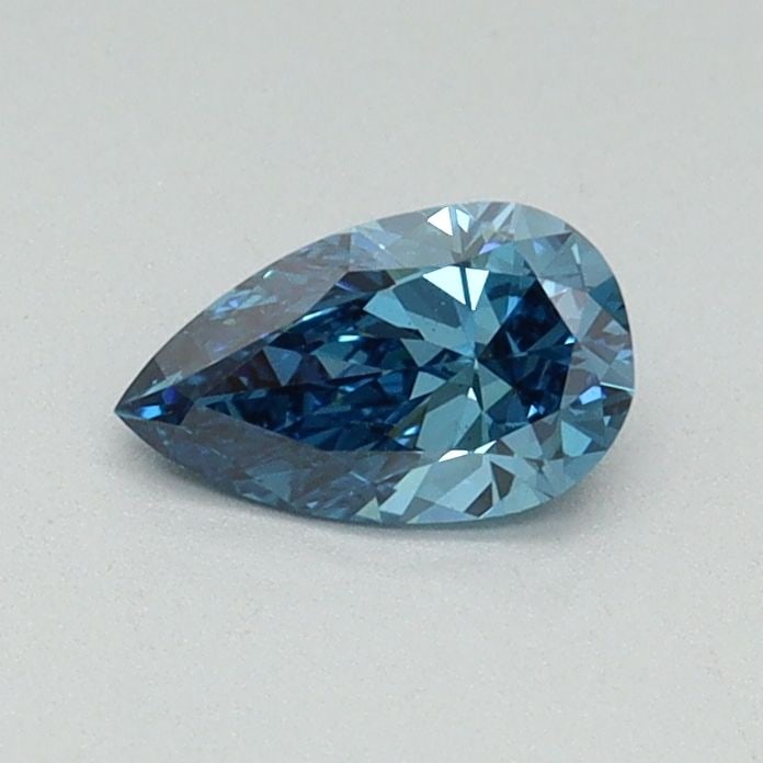 Loose Diamond - PEAR 0.36ct Fancy Vivid Blue VS1: Loose Diamond - PEAR 0.36ct Fancy Vivid Blue VS1 Source: This is a real non-mined Diamond that has been grown in a lab Shape: PEAR Carats: 0.36 Color: Fancy Vivid Blue Certification: IGI Video: