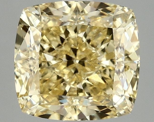 Loose Diamond - CUSHION MODIFIED 2.86ct Fancy Vivid Yellow VVS2: Loose Diamond - CUSHION MODIFIED 2.86ct Fancy Vivid Yellow VVS2 Source: This is a real non-mined Diamond that has been grown in a lab Shape: CUSHION MODIFIED Carats: 2.86 Color: Fancy Vivid Yellow Cer