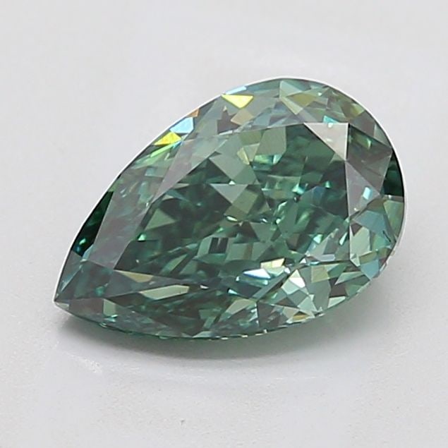 Loose Diamond - PEAR 2.04ct Fancy Vivid Green VS1: Loose Diamond - PEAR 2.04ct Fancy Vivid Green VS1 Source: This is a real non-mined Diamond that has been grown in a lab Shape: PEAR Carats: 2.04 Color: Fancy Vivid Green Certification: IGI PLEASE