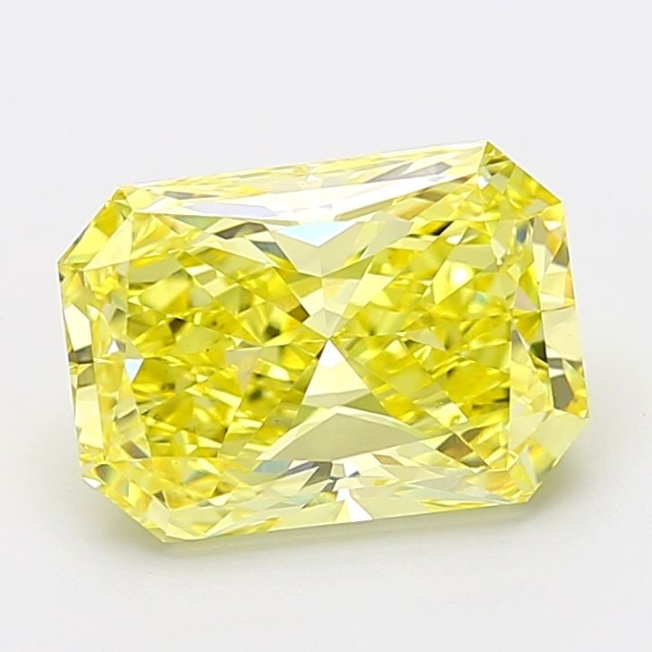 Loose Diamond - RADIANT 5.01ct Fancy Vivid Yellow VS1: Loose Diamond - RADIANT 5.01ct Fancy Vivid Yellow VS1 Source: This is a real non-mined Diamond that has been grown in a lab Shape: RADIANT Carats: 5.01 Color: Fancy Vivid Yellow Certification: IGI