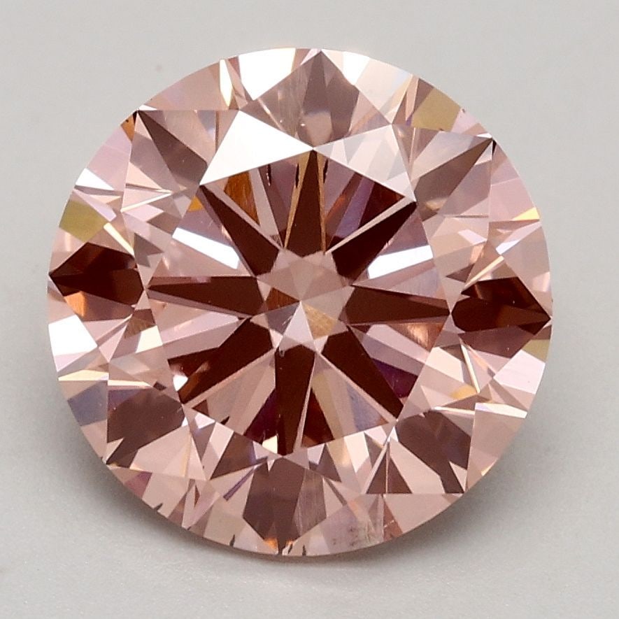 Loose Diamond - ROUND 2.52ct Fancy Intense Pink VS2: Loose Diamond - ROUND 2.52ct Fancy Intense Pink VS2 Source: This is a real non-mined Diamond that has been grown in a lab Shape: ROUND Carats: 2.52 Color: Fancy Intense Pink Certification: IGI Video:
