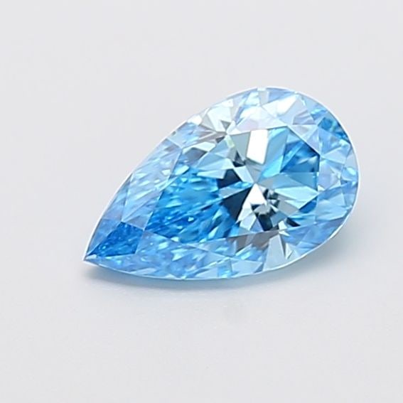 Loose Diamond - PEAR 1.03ct Fancy Vivid Blue VS1: Loose Diamond - PEAR 1.03ct Fancy Vivid Blue VS1 Source: This is a real non-mined Diamond that has been grown in a lab Shape: PEAR Carats: 1.03 Color: Fancy Vivid Blue Certification: IGI Video: