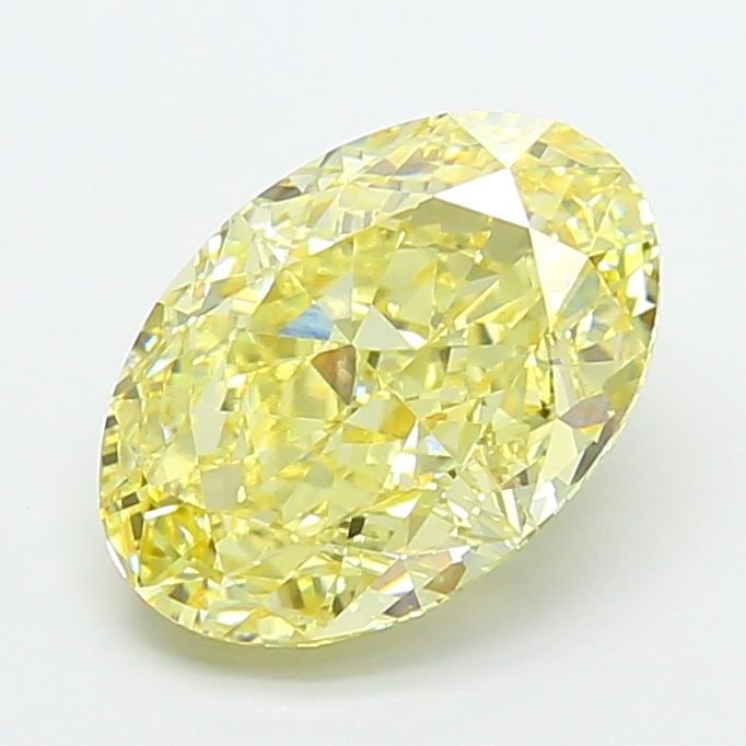Loose Diamond - OVAL 5.02ct Fancy Intense Yellow VS1: Loose Diamond - OVAL 5.02ct Fancy Intense Yellow VS1 Source: This is a real non-mined Diamond that has been grown in a lab Shape: OVAL Carats: 5.02 Color: Fancy Intense Yellow Certification: IGI Video
