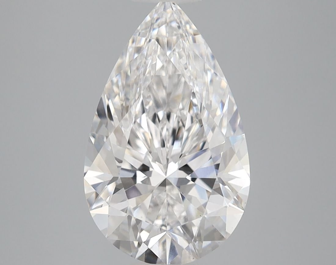 Loose Diamond - PEAR 2.56ct D VS1: Loose Diamond - PEAR 2.56ct D VS1 Source: This is a real non-mined Diamond that has been grown in a lab Shape: PEAR Carats: 2.56 Color: D Clarity: VS1 Certification: IGI Video: Video Link PLEASE