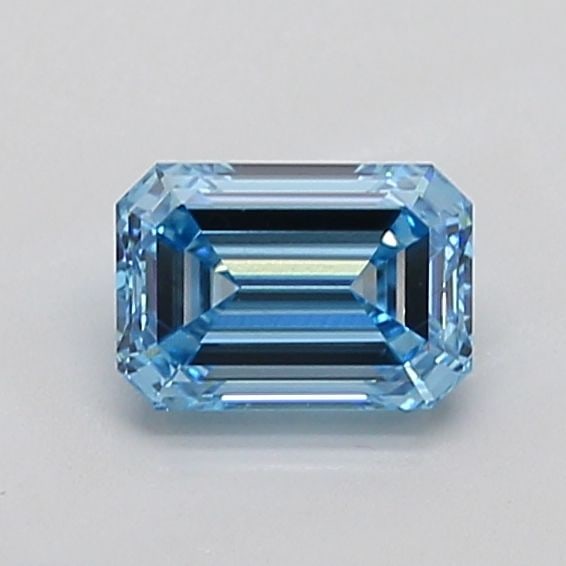 Loose Diamond - EMERALD 1.51ct Fancy Vivid Blue VS2: Loose Diamond - EMERALD 1.51ct Fancy Vivid Blue VS2 Source: This is a real non-mined Diamond that has been grown in a lab Shape: EMERALD Carats: 1.51 Color: Fancy Vivid Blue Certification: IGI Video: