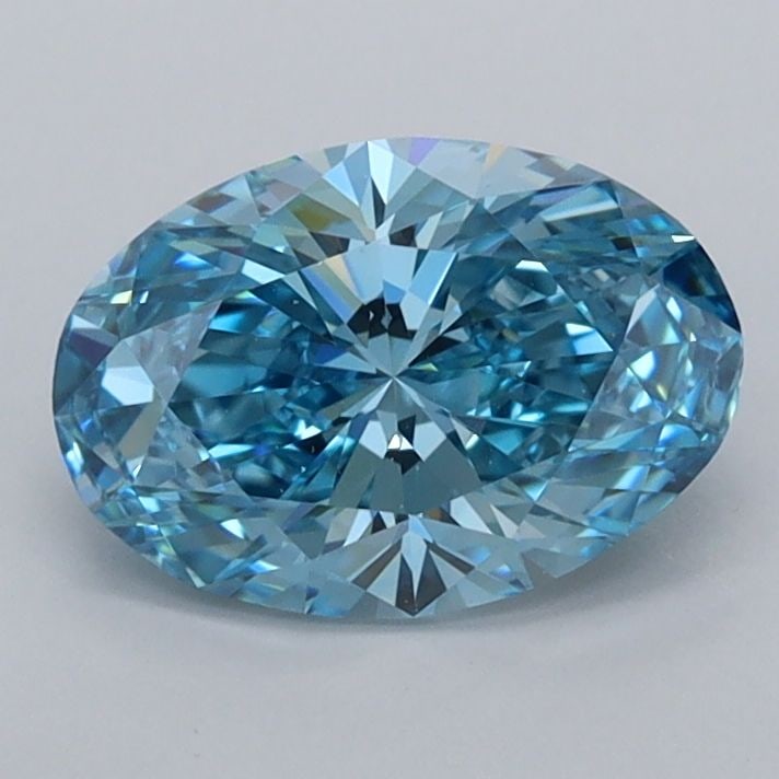 Loose Diamond - OVAL 1.23ct Fancy Vivid Blue VVS1: Loose Diamond - OVAL 1.23ct Fancy Vivid Blue VVS1 Source: This is a real non-mined Diamond that has been grown in a lab Shape: OVAL Carats: 1.23 Color: Fancy Vivid Blue Certification: IGI Video: