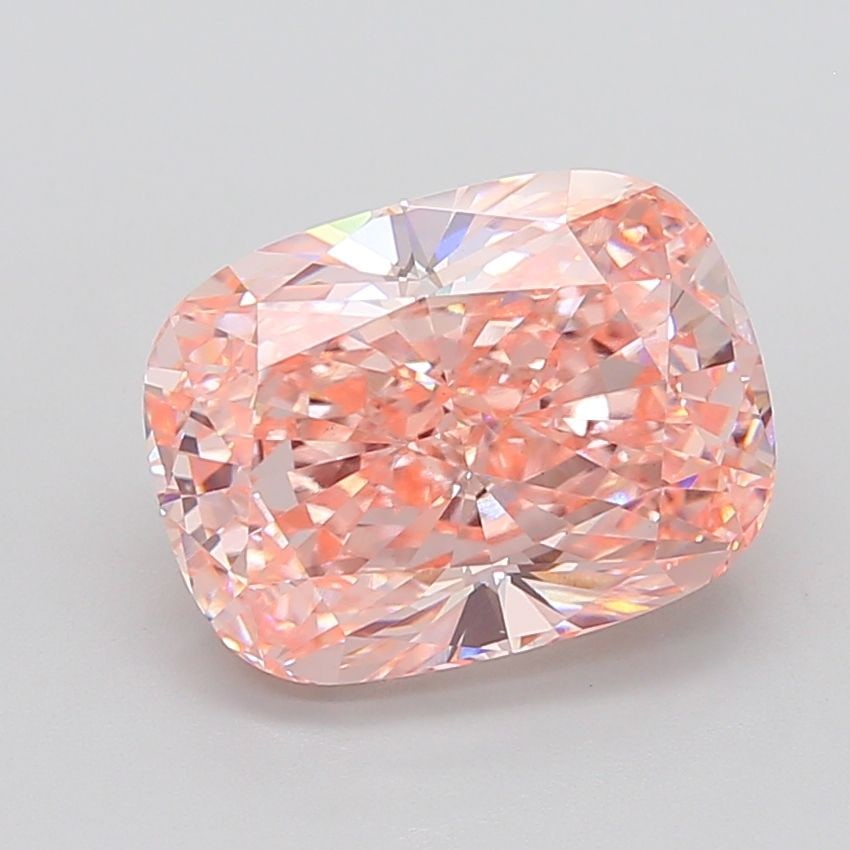 Loose Diamond - CUSHION MODIFIED 7.3ct Fancy Vivid Pink VS1: Loose Diamond - CUSHION MODIFIED 7.3ct Fancy Vivid Pink VS1 Source: This is a real non-mined Diamond that has been grown in a lab Shape: CUSHION MODIFIED Carats: 7.3 Color: Fancy Vivid Pink Certificat