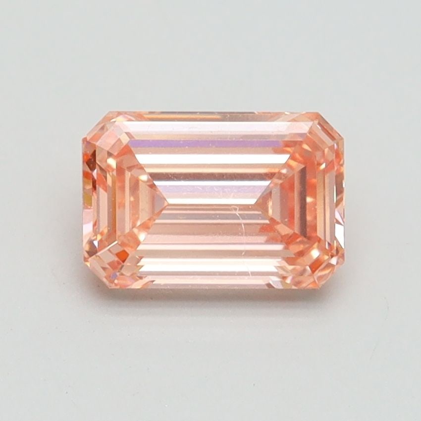Loose Diamond - EMERALD 1.03ct Fancy Intense Pink VVS2: Loose Diamond - EMERALD 1.03ct Fancy Intense Pink VVS2 Source: This is a real non-mined Diamond that has been grown in a lab Shape: EMERALD Carats: 1.03 Color: Fancy Intense Pink Certification: IGI Vi