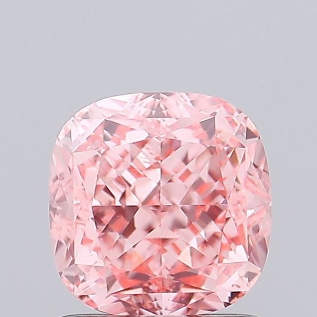 Loose Diamond - CUSHION MODIFIED 1.22ct Fancy Vivid Pink VS1: Loose Diamond - CUSHION MODIFIED 1.22ct Fancy Vivid Pink VS1 Source: This is a real non-mined Diamond that has been grown in a lab Shape: CUSHION MODIFIED Carats: 1.22 Color: Fancy Vivid Pink Certific