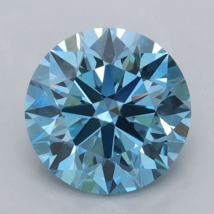 Ideal Loose Diamond - ROUND 1.52ct Fancy Vivid Blue VVS1: Ideal Loose Diamond - ROUND 1.52ct Fancy Vivid Blue VVS1 Source: This is a real non-mined Diamond that has been grown in a lab Shape: ROUND Carats: 1.52 Color: Fancy Vivid Blue Certification: IGI Vide