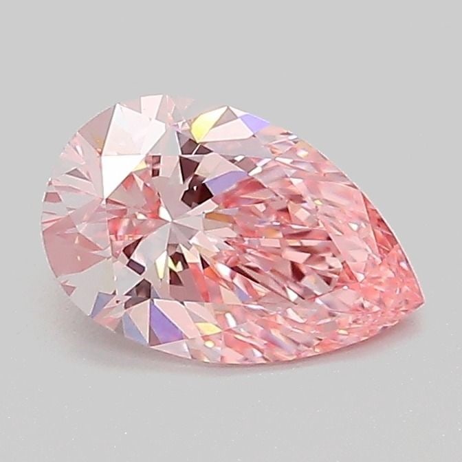 Loose Diamond - PEAR 0.89ct Fancy Vivid Pink VS1: Loose Diamond - PEAR 0.89ct Fancy Vivid Pink VS1 Source: This is a real non-mined Diamond that has been grown in a lab Shape: PEAR Carats: 0.89 Color: Fancy Vivid Pink Certification: IGI Video: