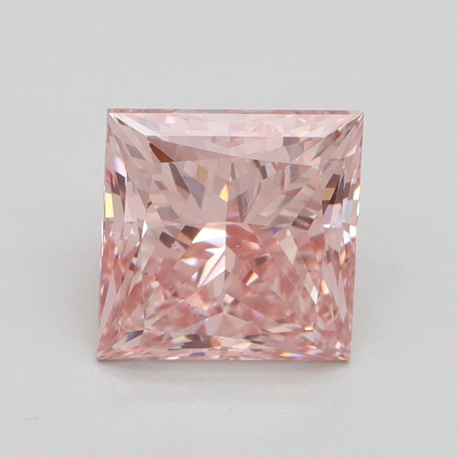 Loose Diamond - PRINCESS 2.04ct Fancy Intense Pink VS2: Loose Diamond - PRINCESS 2.04ct Fancy Intense Pink VS2 Source: This is a real non-mined Diamond that has been grown in a lab Shape: PRINCESS Carats: 2.04 Color: Fancy Intense Pink Certification: IGI