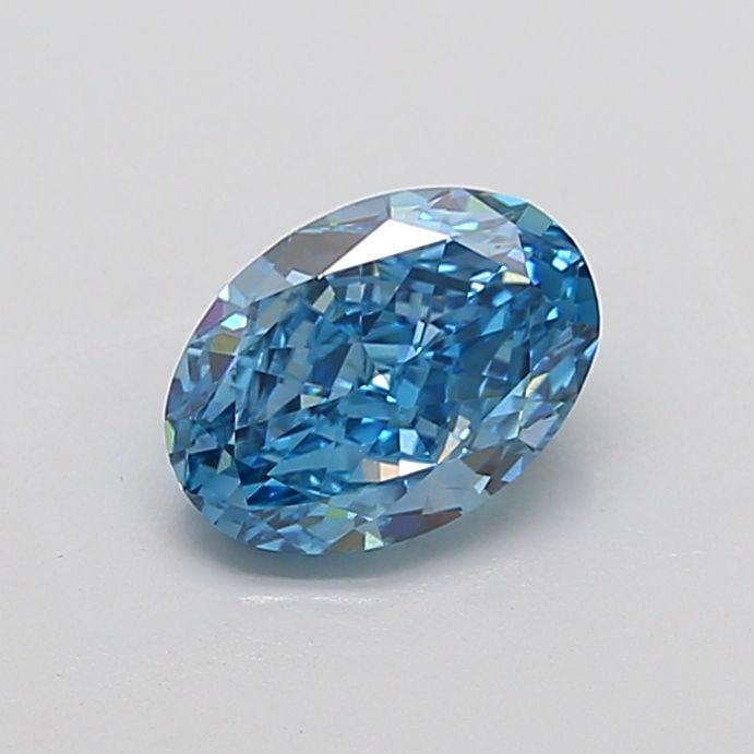 Loose Diamond - OVAL 2.34ct Fancy Vivid Blue VS2: Loose Diamond - OVAL 2.34ct Fancy Vivid Blue VS2 Source: This is a real non-mined Diamond that has been grown in a lab Shape: OVAL Carats: 2.34 Color: Fancy Vivid Blue Certification: IGI Video: Video
