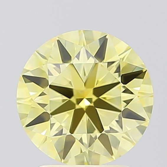 Ideal Loose Diamond - ROUND 2.03ct Fancy Intense Yellow VVS2: Ideal Loose Diamond - ROUND 2.03ct Fancy Intense Yellow VVS2 Source: This is a real non-mined Diamond that has been grown in a lab Shape: ROUND Carats: 2.03 Color: Fancy Intense Yellow Certification: 