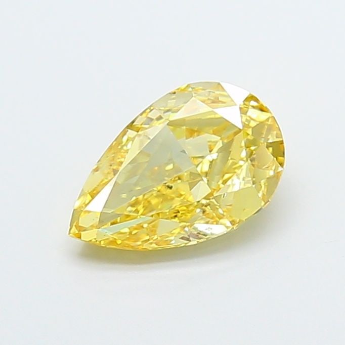 Loose Diamond - PEAR 2.0ct Fancy Intense Yellow SI1: Loose Diamond - PEAR 2.0ct Fancy Intense Yellow SI1 Source: This is a real non-mined Diamond that has been grown in a lab Shape: PEAR Carats: 2.0 Color: Fancy Intense Yellow Certification: IGI Video: