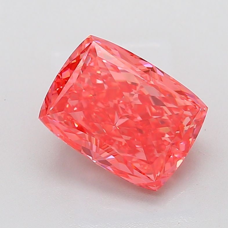 Loose Diamond - CUSHION MODIFIED 5.09ct Fancy Vivid Pink VVS2: Loose Diamond - CUSHION MODIFIED 5.09ct Fancy Vivid Pink VVS2 Source: This is a real non-mined Diamond that has been grown in a lab Shape: CUSHION MODIFIED Carats: 5.09 Color: Fancy Vivid Pink