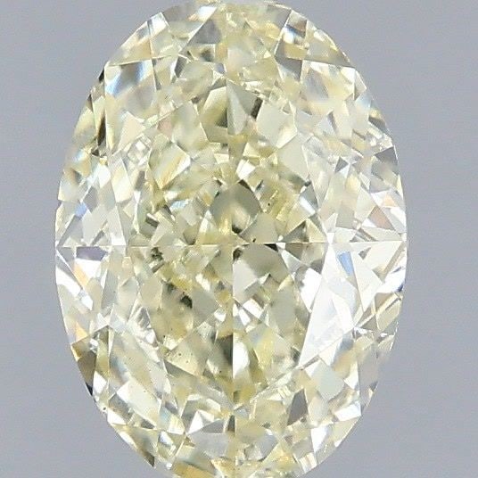 Loose Diamond - OVAL 1.54ct Fancy Light Yellow VS2: Loose Diamond - OVAL 1.54ct Fancy Light Yellow VS2 Source: This is a real non-mined Diamond that has been grown in a lab Shape: OVAL Carats: 1.54 Color: Fancy Light Yellow Certification: IGI Video: