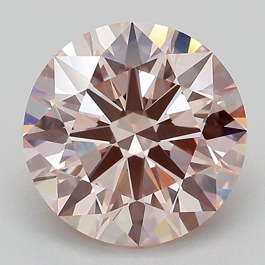 Ideal Loose Diamond - ROUND 3.92ct Fancy Pink VVS2 (1 of 1)