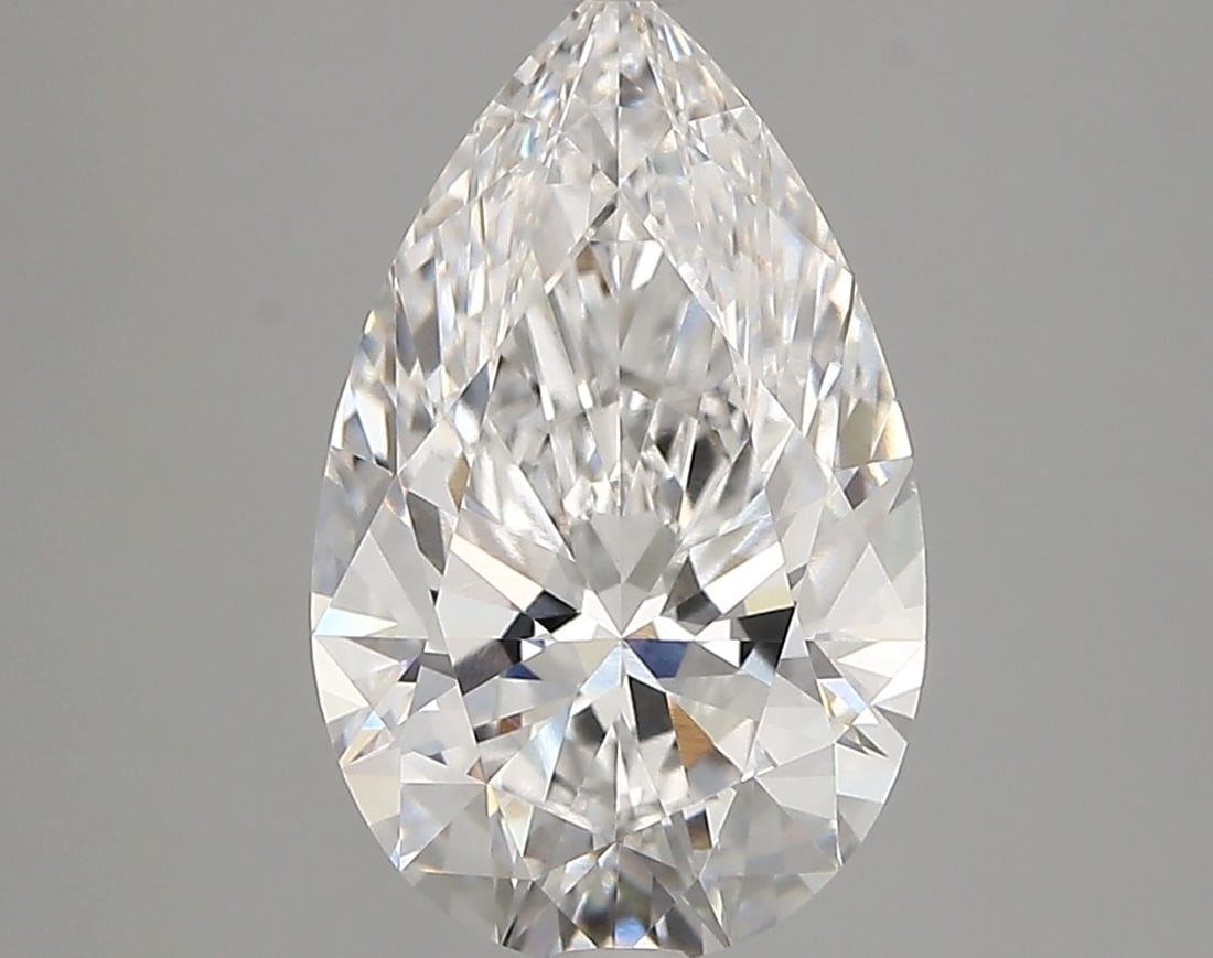 Loose Diamond - PEAR 3.13ct D VVS1: Loose Diamond - PEAR 3.13ct D VVS1 Source: This is a real non-mined Diamond that has been grown in a lab Shape: PEAR Carats: 3.13 Color: D Clarity: VVS1 Certification: IGI Video: