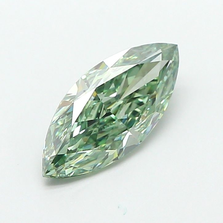 Loose Diamond - MARQUISE 1.01ct Fancy Vivid Green VS1: Loose Diamond - MARQUISE 1.01ct Fancy Vivid Green VS1 Source: This is a real non-mined Diamond that has been grown in a lab Shape: MARQUISE Carats: 1.01 Color: Fancy Vivid Green Certification: IGI