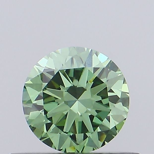 Loose Diamond - ROUND 0.47ct Fancy Vivid Green VVS2: Loose Diamond - ROUND 0.47ct Fancy Vivid Green VVS2 Source: This is a real non-mined Diamond that has been grown in a lab Shape: ROUND Carats: 0.47 Color: Fancy Vivid Green Certification: IGI Video: