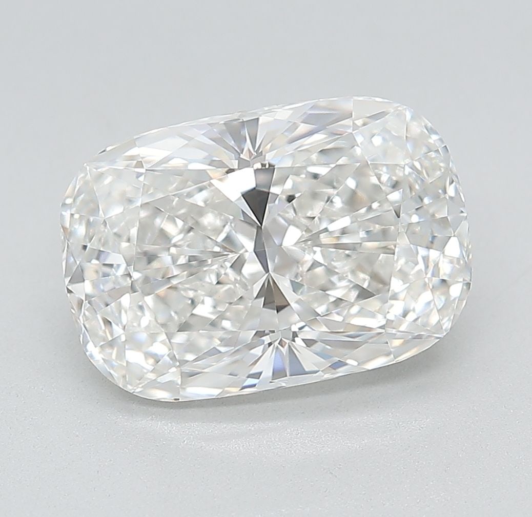 Loose Diamond - CUSHION MODIFIED 3.78ct E VVS2: Loose Diamond - CUSHION MODIFIED 3.78ct E VVS2 Source: This is a real non-mined Diamond that has been grown in a lab Shape: CUSHION MODIFIED Carats: 3.78 Color: E Clarity: VVS2 Certification: IGI Vide