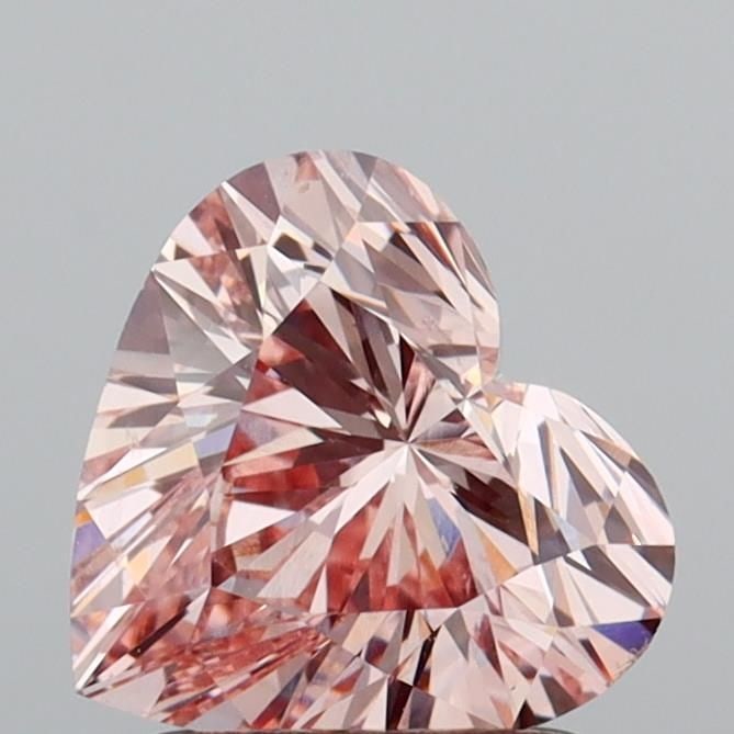 Loose Diamond - HEART 1.51ct Fancy Intense Pink VS2: Loose Diamond - HEART 1.51ct Fancy Intense Pink VS2 Source: This is a real non-mined Diamond that has been grown in a lab Shape: HEART Carats: 1.51 Color: Fancy Intense Pink Certification: IGI Video: