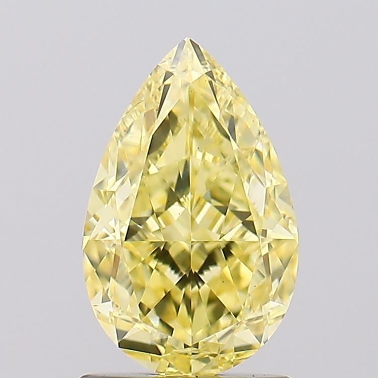 Loose Diamond - PEAR 1.5ct Fancy Intense Yellow VS1: Loose Diamond - PEAR 1.5ct Fancy Intense Yellow VS1 Source: This is a real non-mined Diamond that has been grown in a lab Shape: PEAR Carats: 1.5 Color: Fancy Intense Yellow Certification: IGI Video: