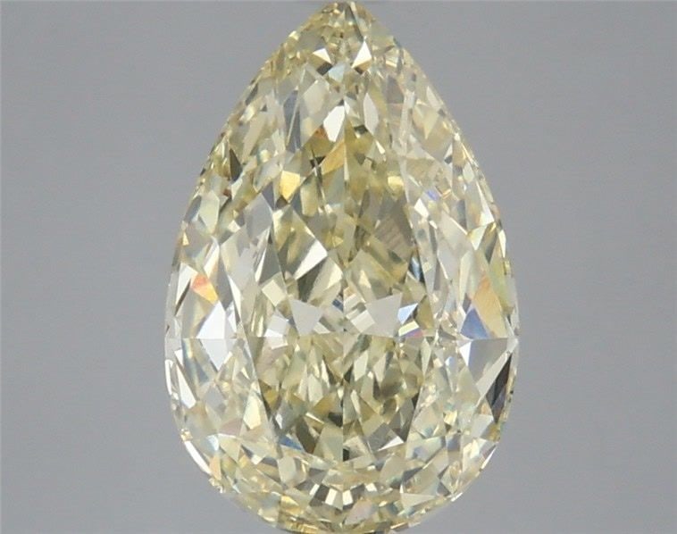 Loose Diamond - PEAR 3.52ct Fancy Yellow VS1: Loose Diamond - PEAR 3.52ct Fancy Yellow VS1 Source: This is a real non-mined Diamond that has been grown in a lab Shape: PEAR Carats: 3.52 Color: Fancy Yellow Certification: IGI Video: