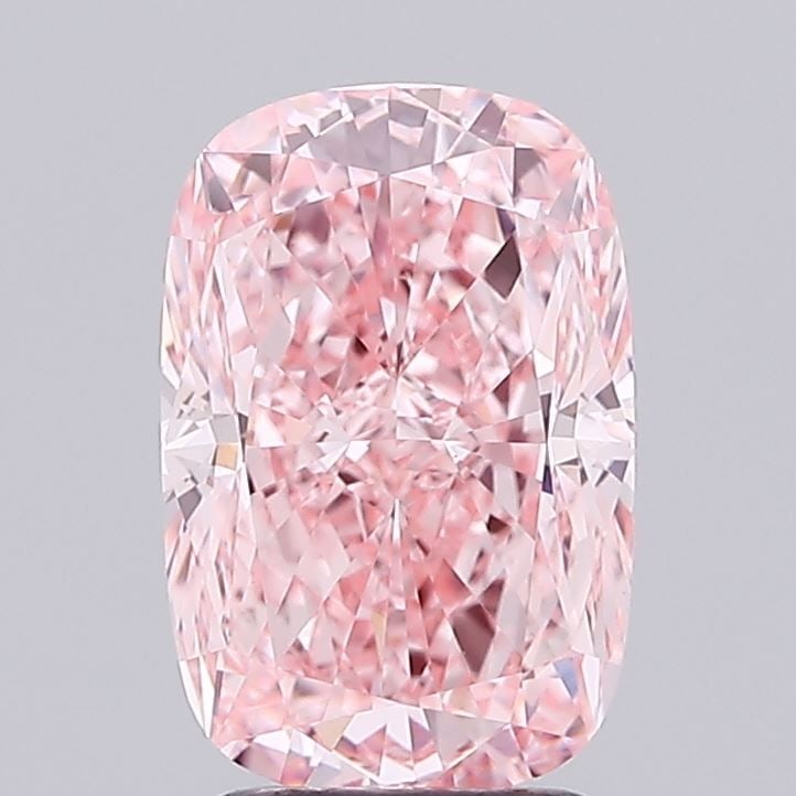Loose Diamond - CUSHION MODIFIED 3.03ct Fancy Vivid Pink VVS2: Loose Diamond - CUSHION MODIFIED 3.03ct Fancy Vivid Pink VVS2 Source: This is a real non-mined Diamond that has been grown in a lab Shape: CUSHION MODIFIED Carats: 3.03 Color: Fancy Vivid Pink Certifi