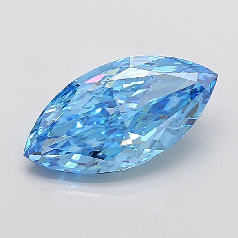 Loose Diamond - MARQUISE 4.5ct Fancy Vivid Blue VS2: Loose Diamond - MARQUISE 4.5ct Fancy Vivid Blue VS2 Source: This is a real non-mined Diamond that has been grown in a lab Shape: MARQUISE Carats: 4.5 Color: Fancy Vivid Blue Certification: IGI Video: