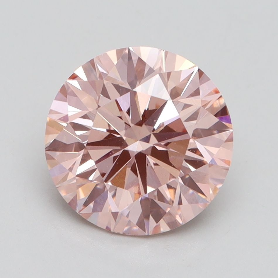 Loose Diamond - ROUND 2.49ct Fancy Intense Pink VS1: Loose Diamond - ROUND 2.49ct Fancy Intense Pink VS1 Source: This is a real non-mined Diamond that has been grown in a lab Shape: ROUND Carats: 2.49 Color: Fancy Intense Pink Certification: IGI Video: