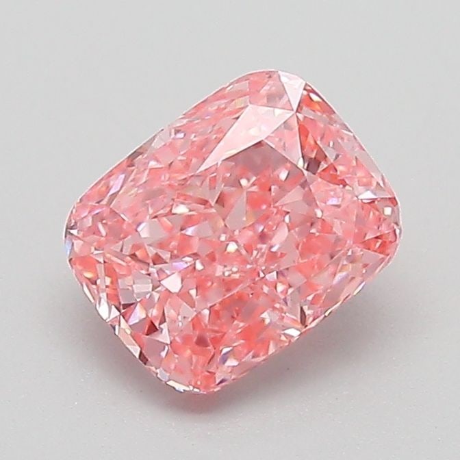 Loose Diamond - CUSHION MODIFIED 1.06ct Fancy Vivid Pink VVS2: Loose Diamond - CUSHION MODIFIED 1.06ct Fancy Vivid Pink VVS2 Source: This is a real non-mined Diamond that has been grown in a lab Shape: CUSHION MODIFIED Carats: 1.06 Color: Fancy Vivid Pink Certifi