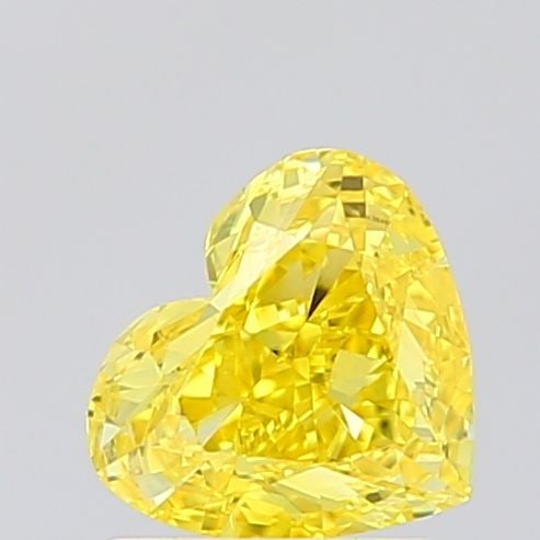Loose Diamond - HEART 1.04ct Fancy Vivid Yellow VVS2: Loose Diamond - HEART 1.04ct Fancy Vivid Yellow VVS2 Source: This is a real non-mined Diamond that has been grown in a lab Shape: HEART Carats: 1.04 Color: Fancy Vivid Yellow Certification: IGI Video: